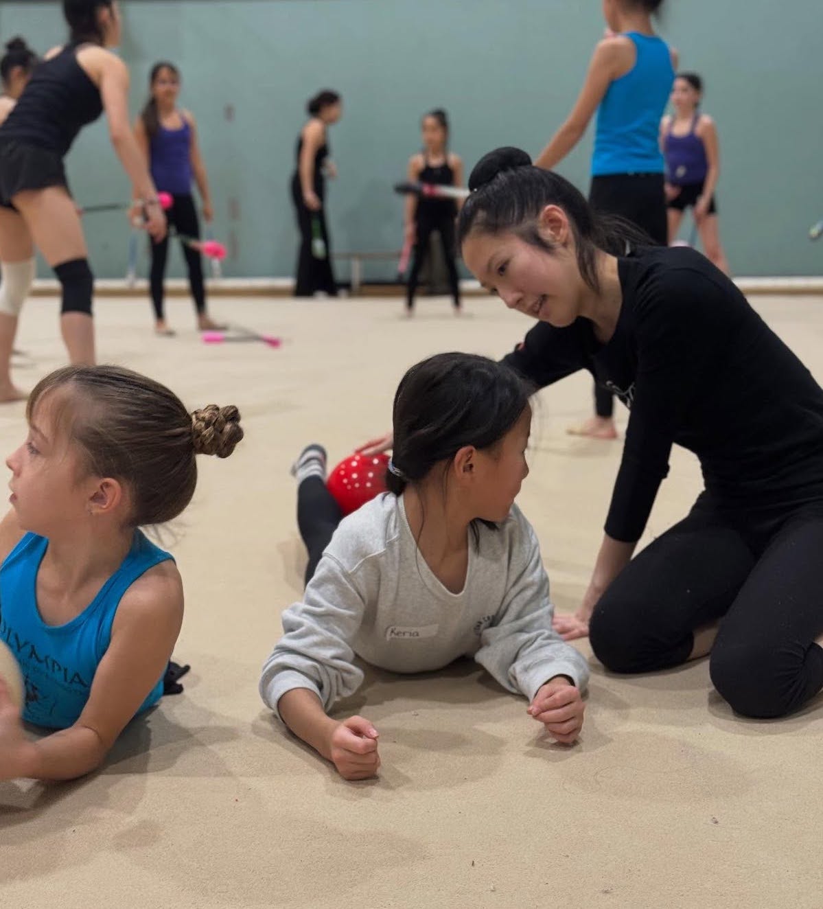 Coach Jenna training